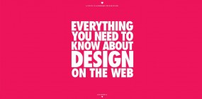 粉色扁平的设计机构网站