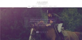 简约大图背景网站-Julie Lavergne