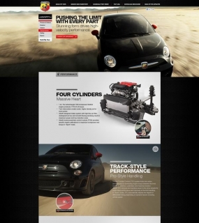 Fiat 500 Abarth Website