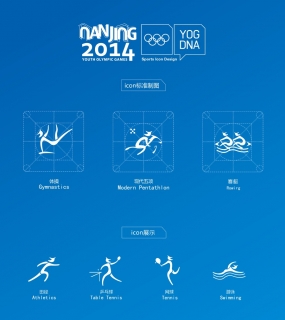 2014年南京青奥会体育图标设计