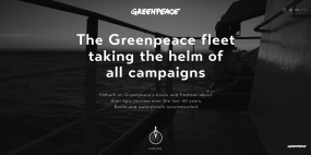 Sailing with Greenpeace