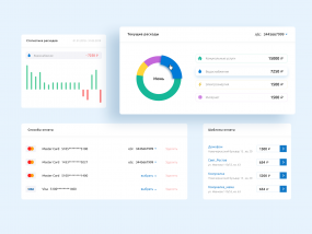 The utility payment dashboard - elements