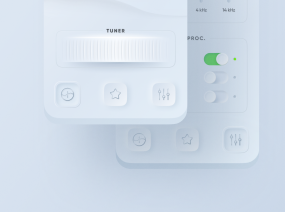 Radio Player App | Neumorphic concept