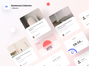 Dashboard collection on BEHANCE