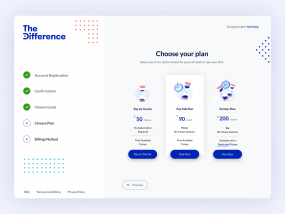 TheDifference Onboarding Pricing
