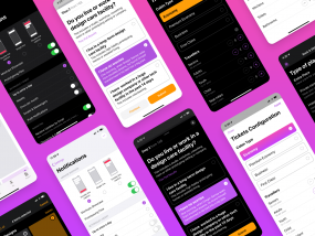 iOS design kit - Figma mobile templates