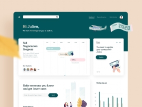 Dashboard Design for FinTech / Banking Website