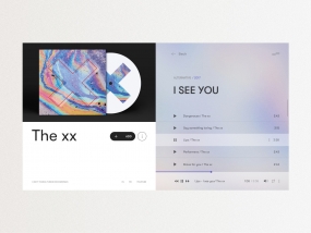 Music Player UI concept