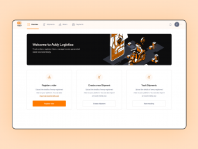 Delivery and logistics web app