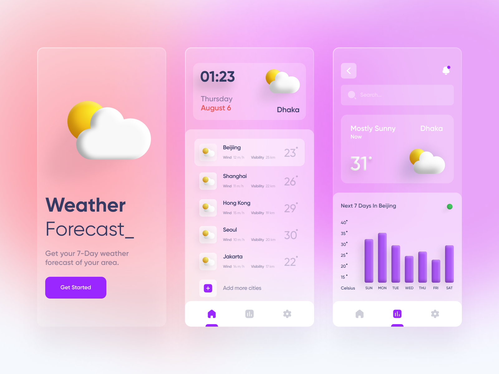 Weather App - Mobile UI