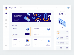 Payment services - Dashboard