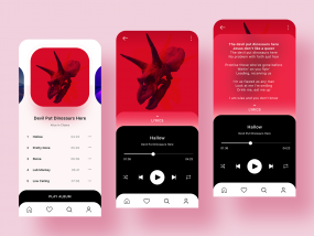 Day 24 of 100 - Music App Concept