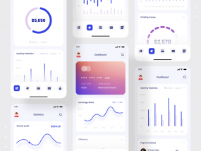 Debank | Bank Dashboard Design | Mobile App