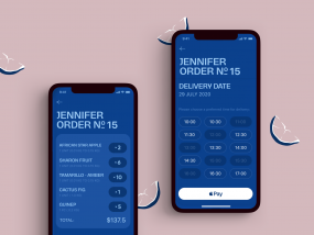 Ecommerce App Order Screens