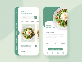 Food Delivery - Mobile App UI