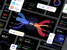 Figma components for dashboards and presentations
