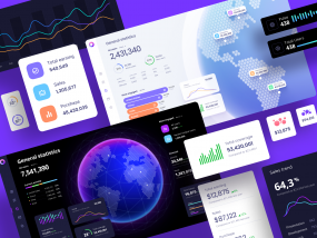 Orion charts UI kit for dashboards and presentation