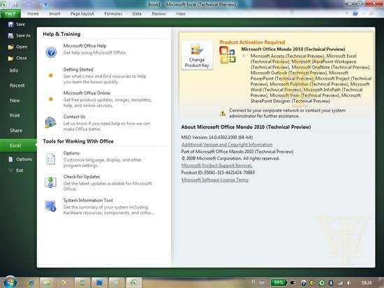 Office 2010 Beta 1泄露 截图赏