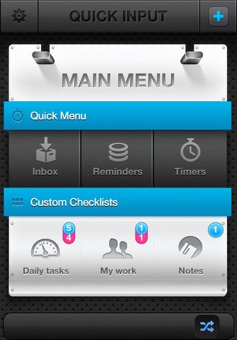 iPhone应用菜单设计