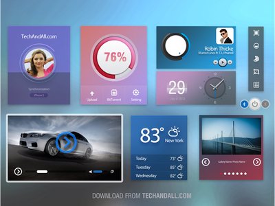 UI Kit by Rubayath in 27 Fresh UI Kits for October 2013