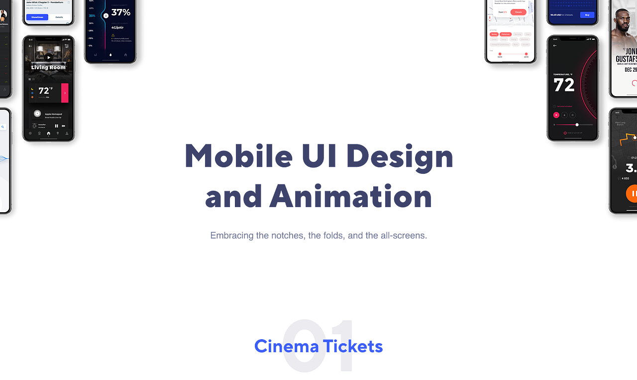 Mobile UI UX and Animation Design