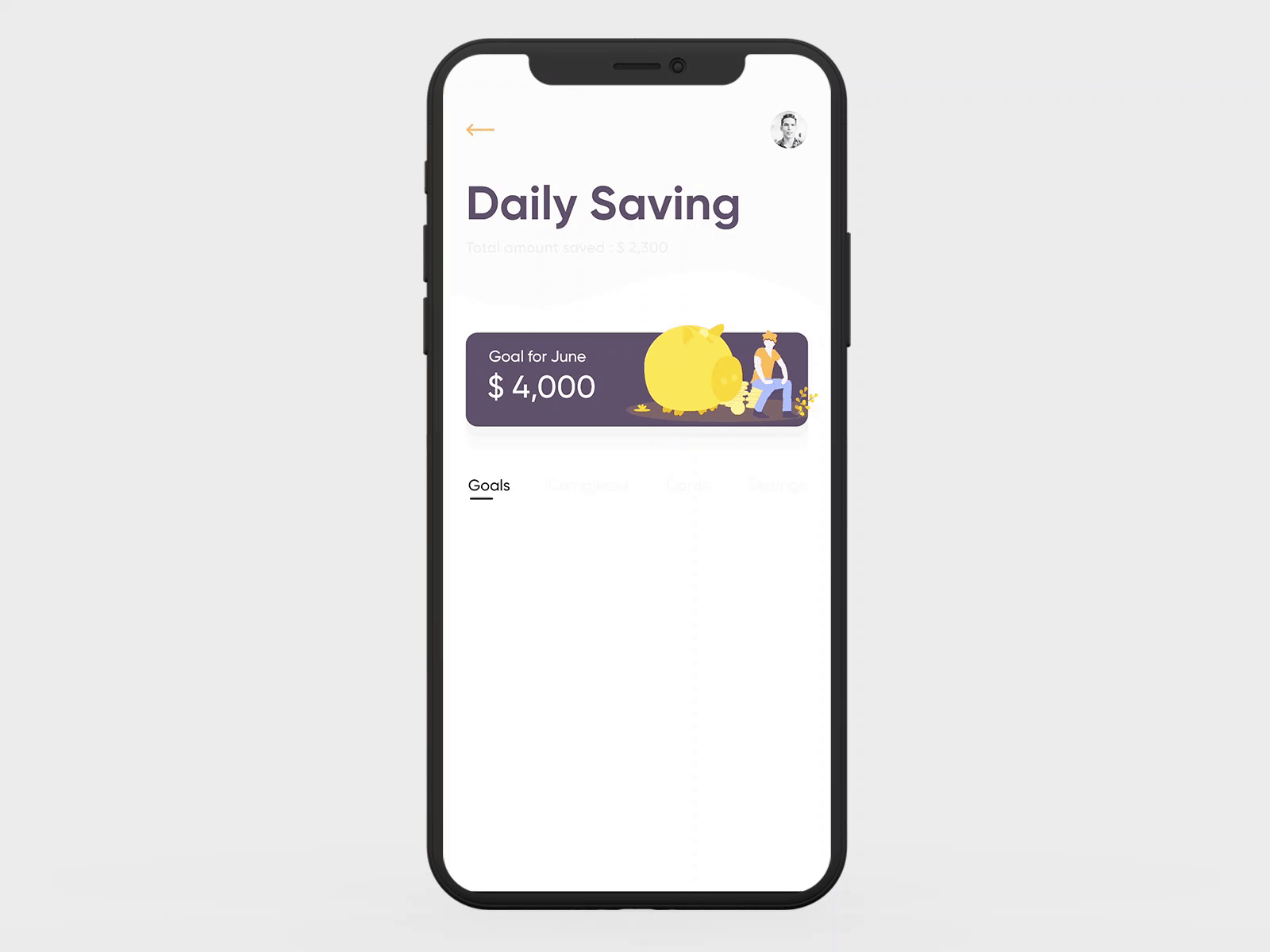 Daily Savings App