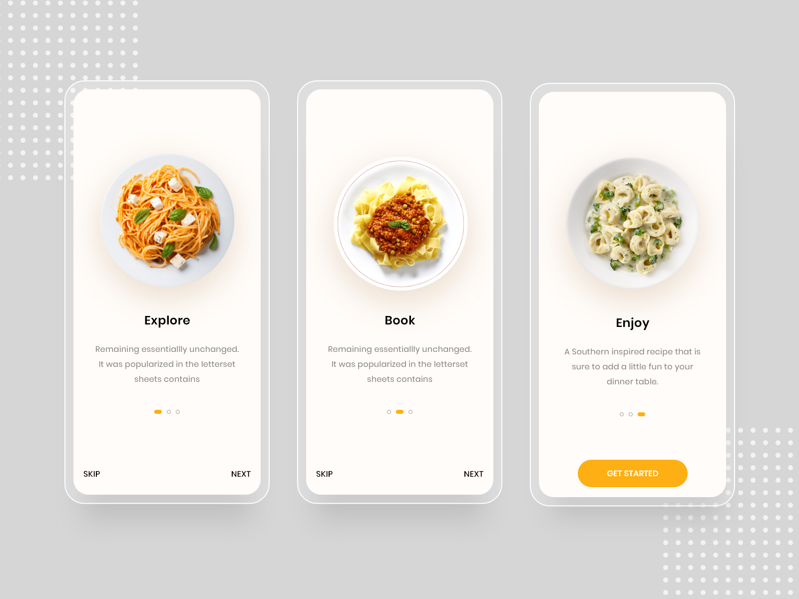 Food Delivery Onboarding App 🥧🥗