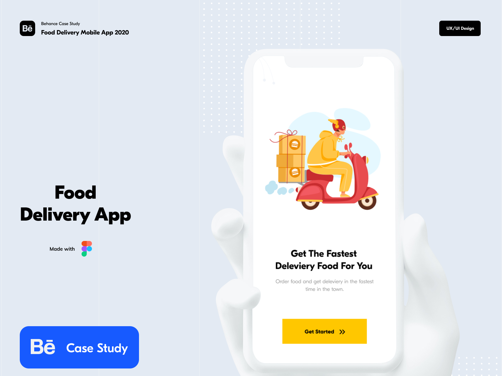 Food Delivery App - Behance Case Study