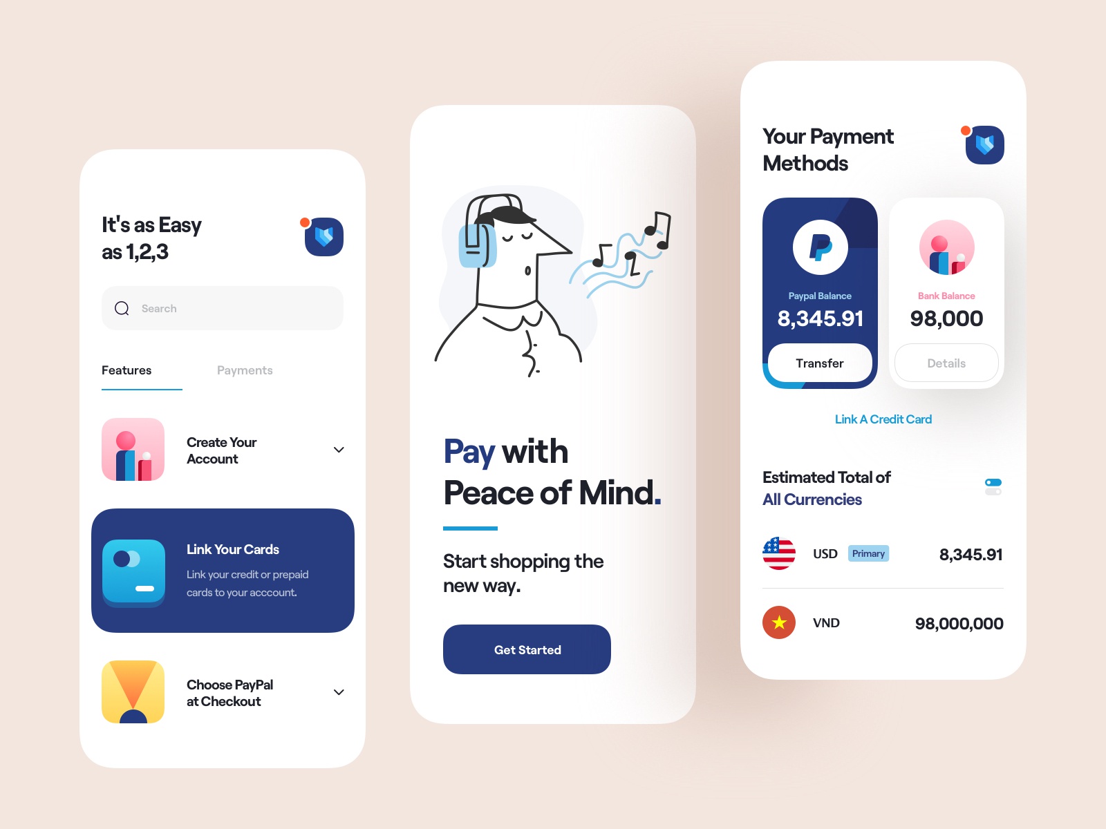 Paypal - Mobile App: Animation