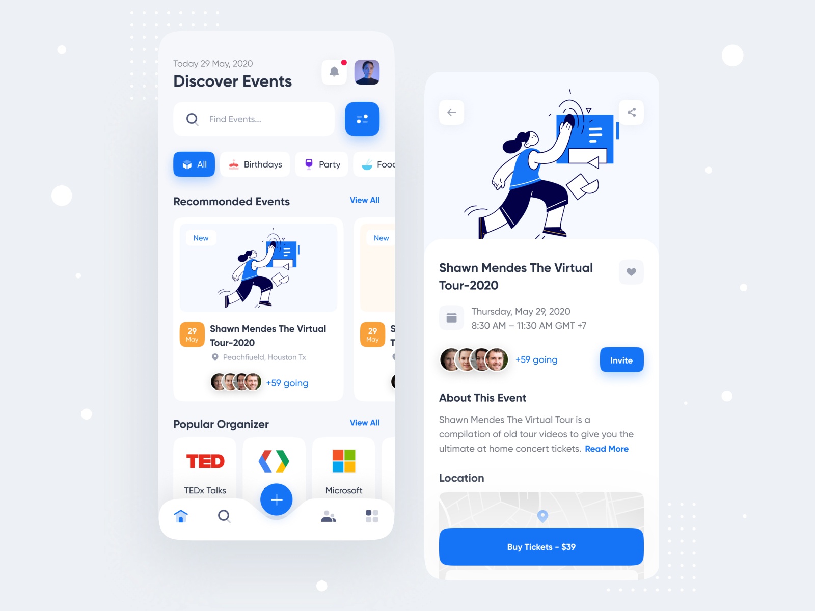 Event Discovery app