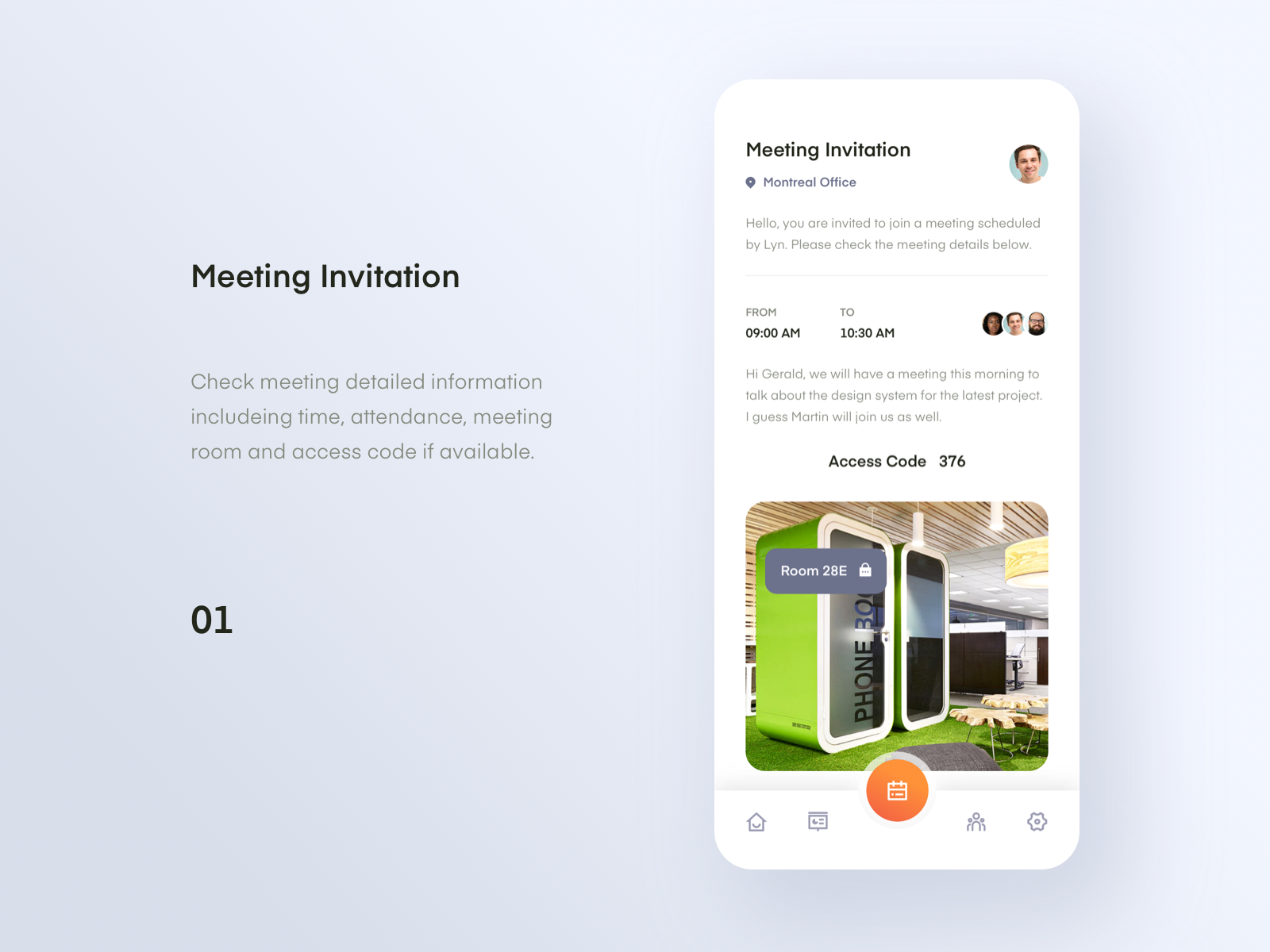 Meeting Room Reservation App.