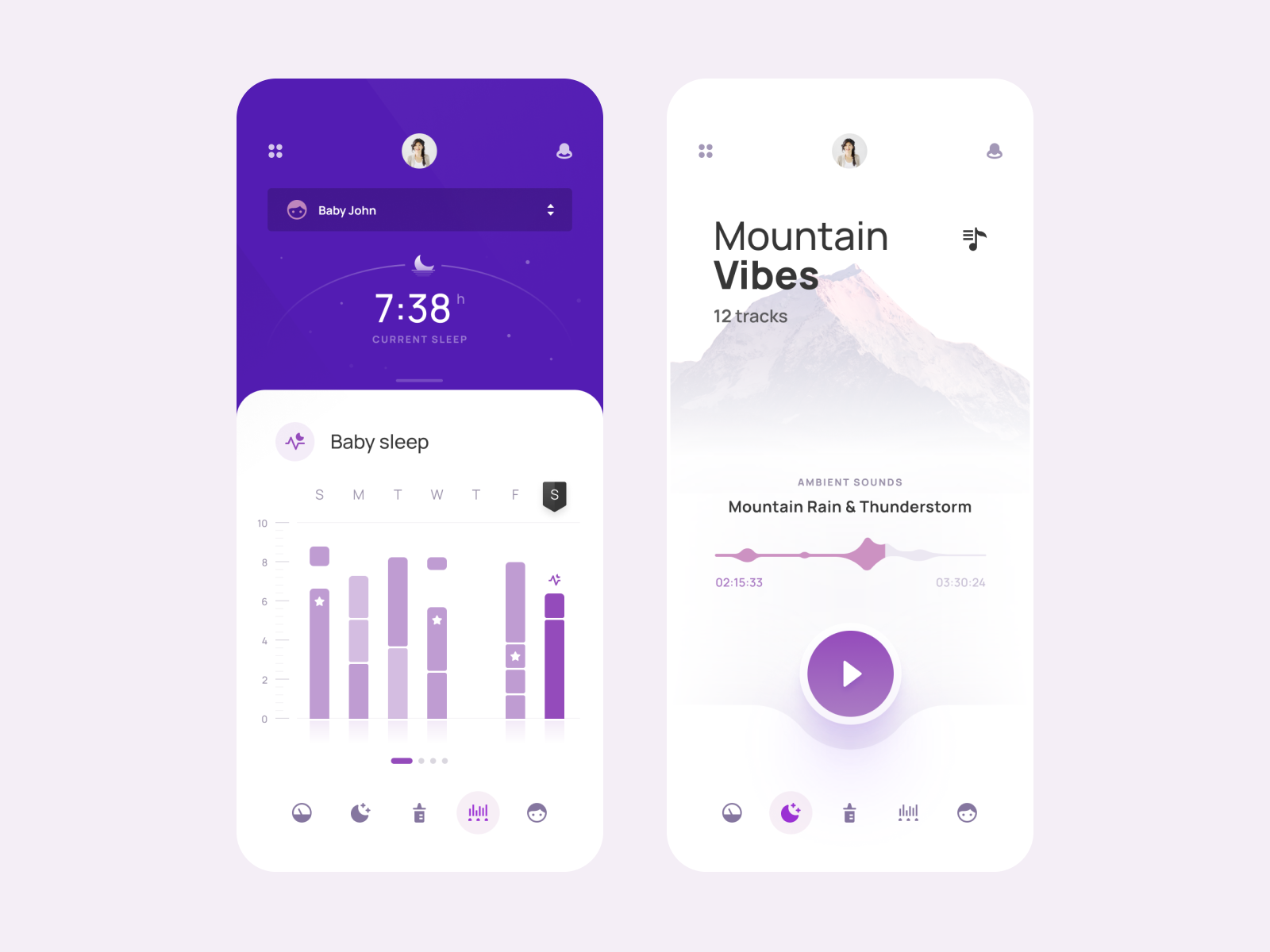 Baby Sleep Monitor - Mobile app