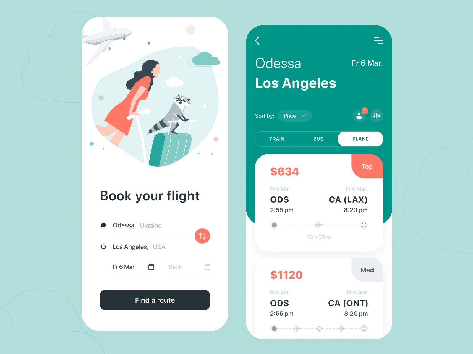Traveling App - Mobile App
