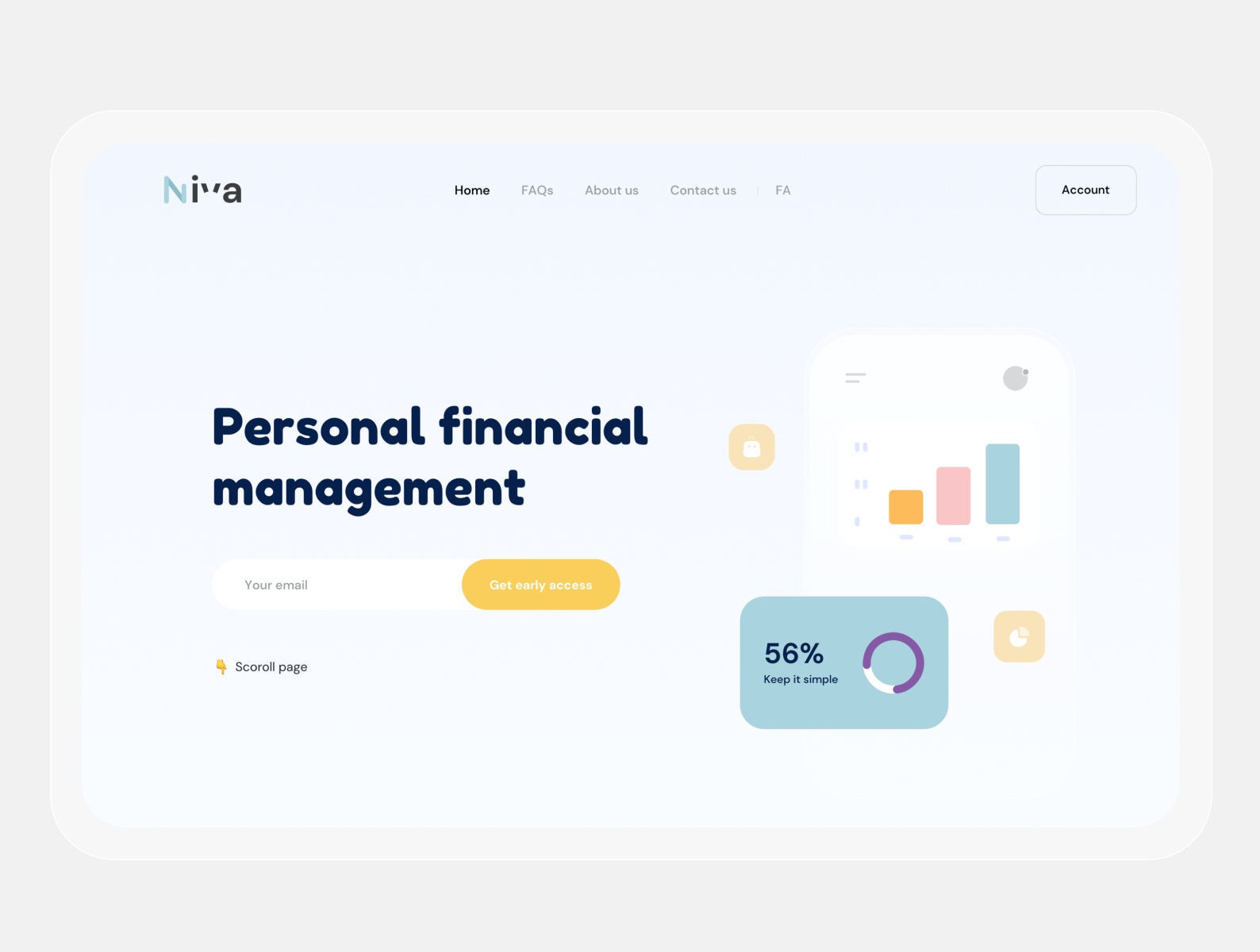📉Personal financial management | UI Design Soltanimedia