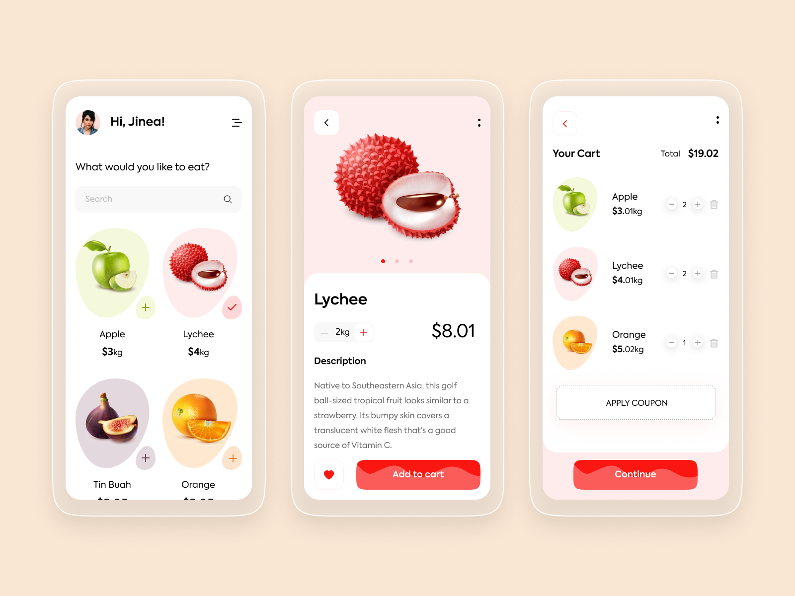 Food App To Buy Fruits