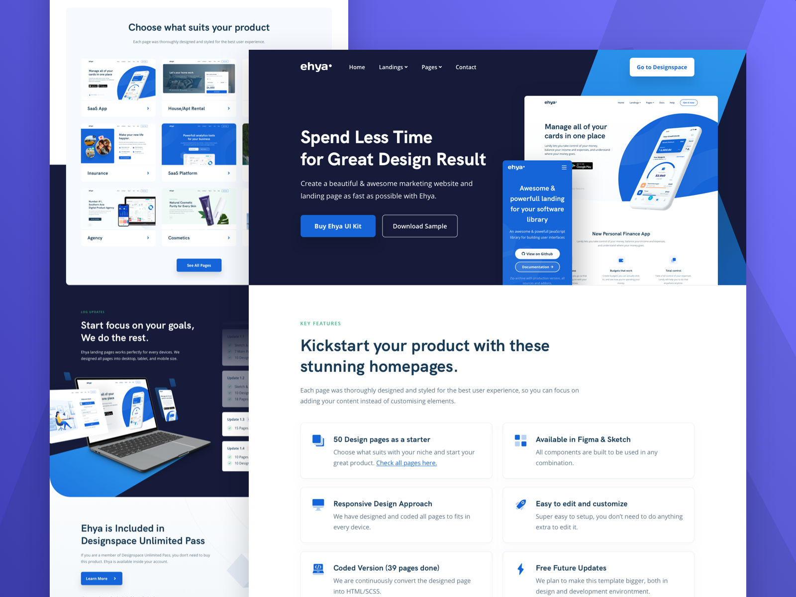 Ehya Product Landing Page