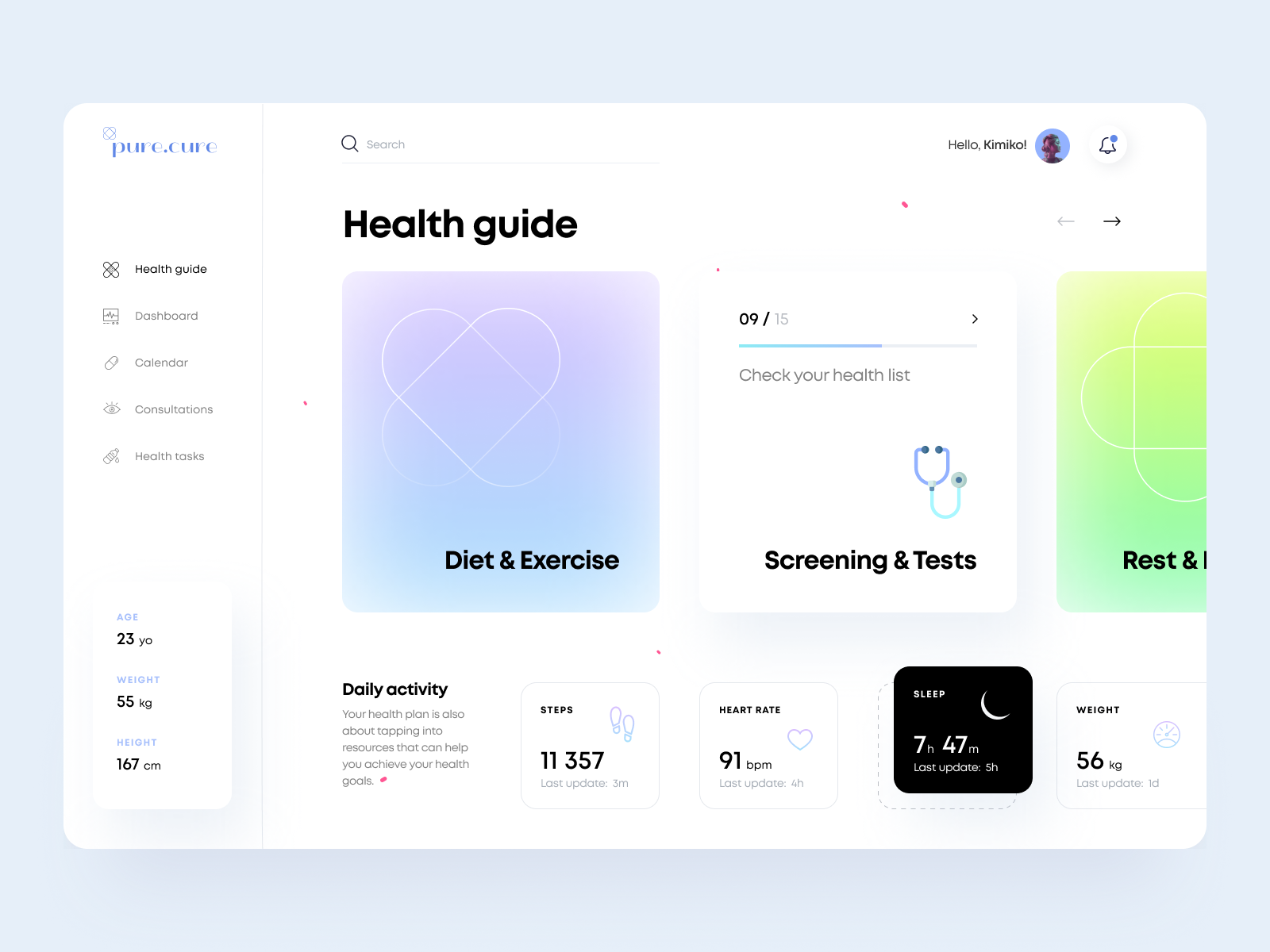 Health Guide - Web App