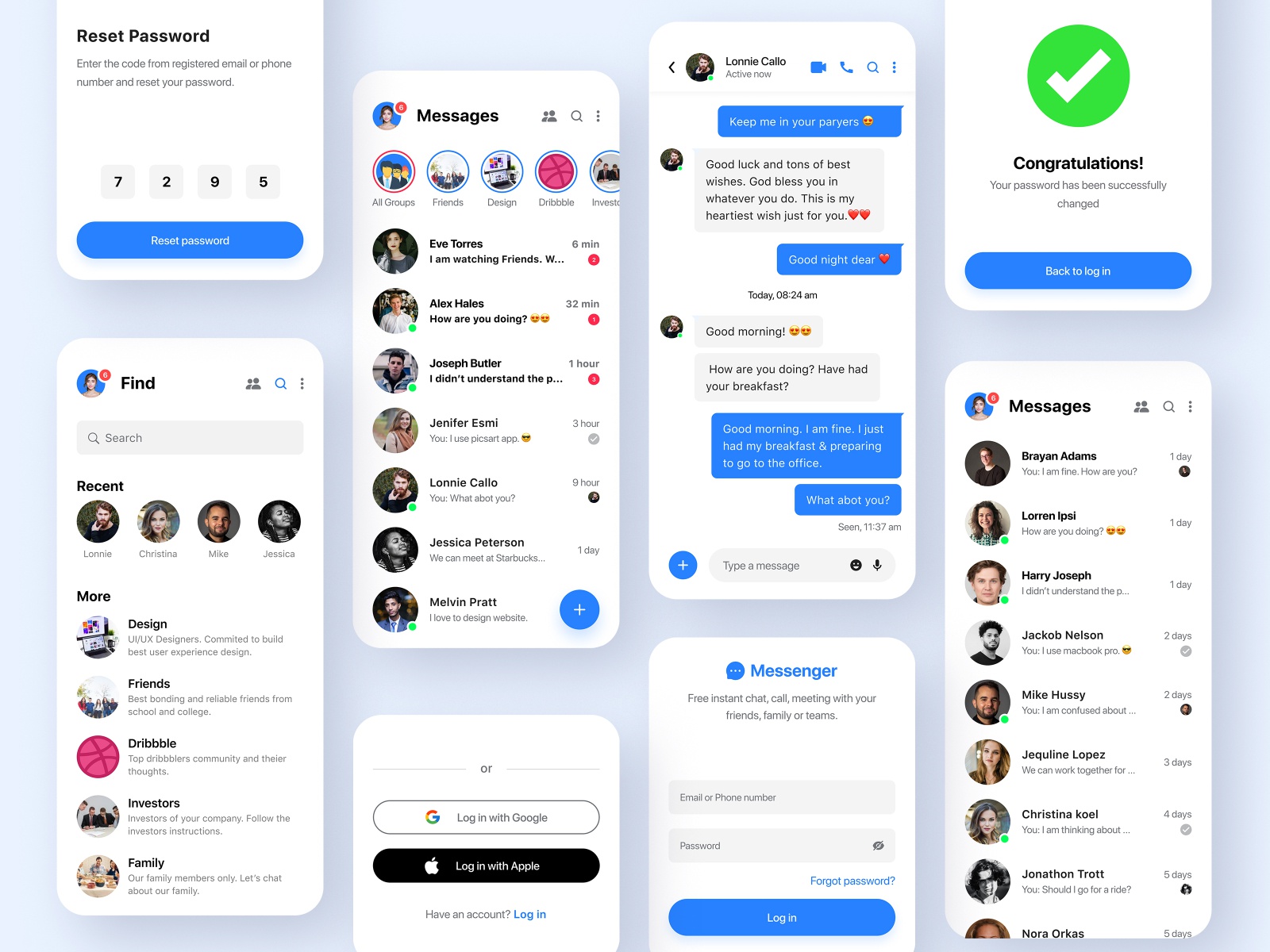 Messenger App Design | Chat App Design