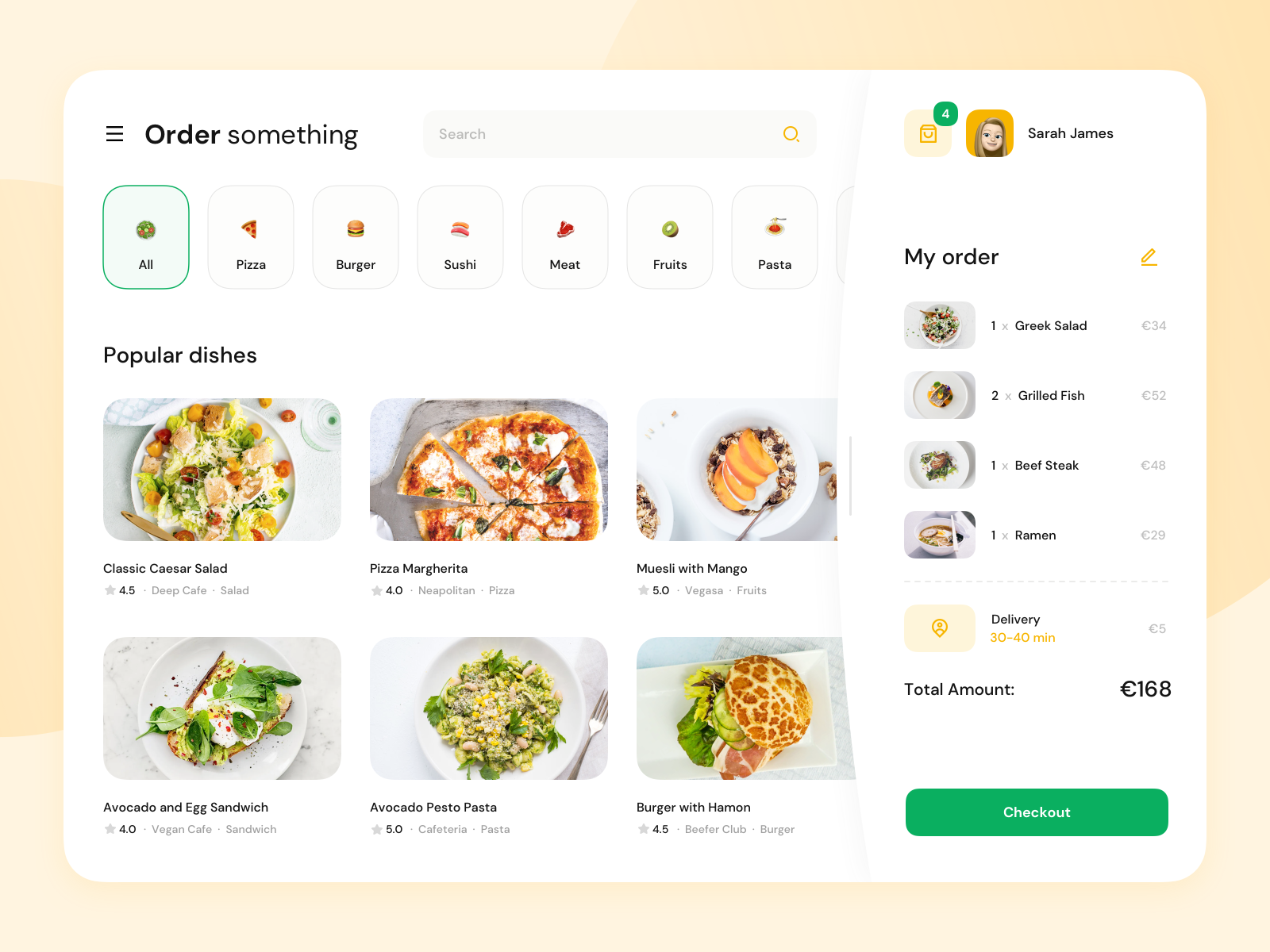 Website for a Food Delivery Service