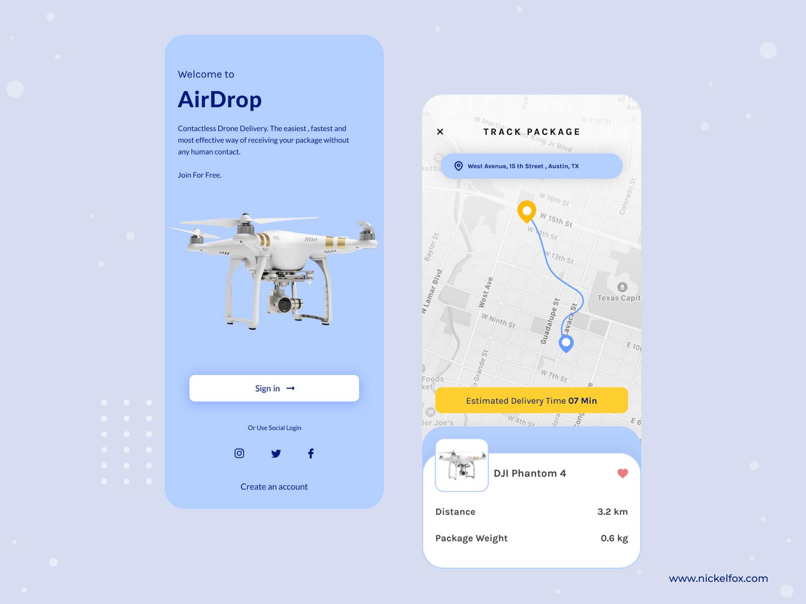 Airdrop - Drone Delivery App