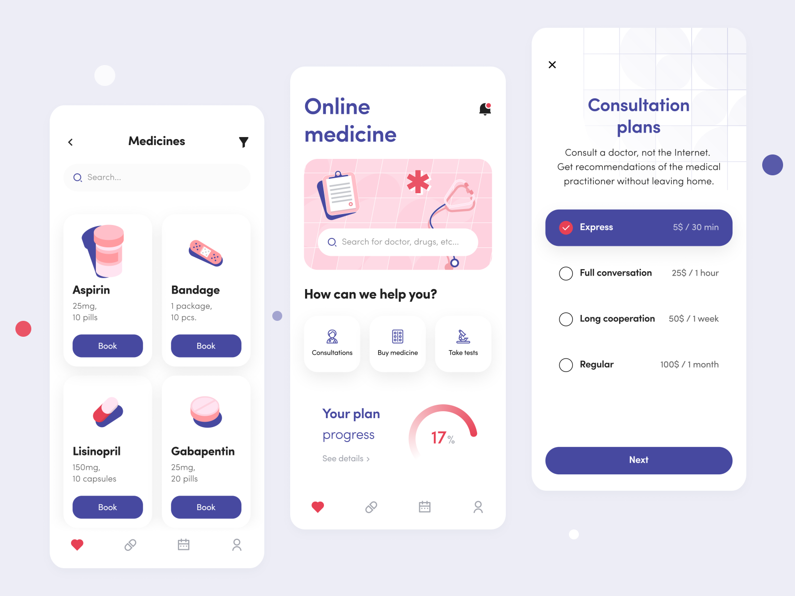 Online Medicine - Mobile app
