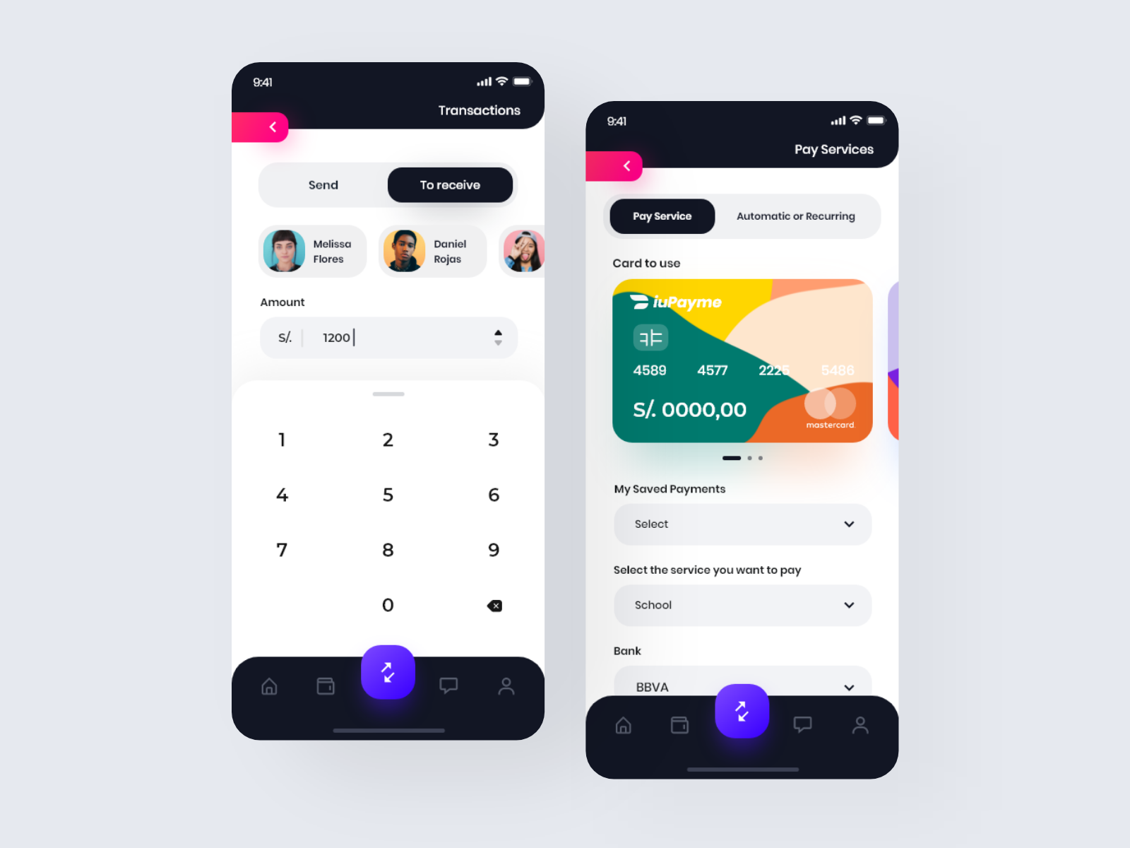 iuPayme Wallet App 💳