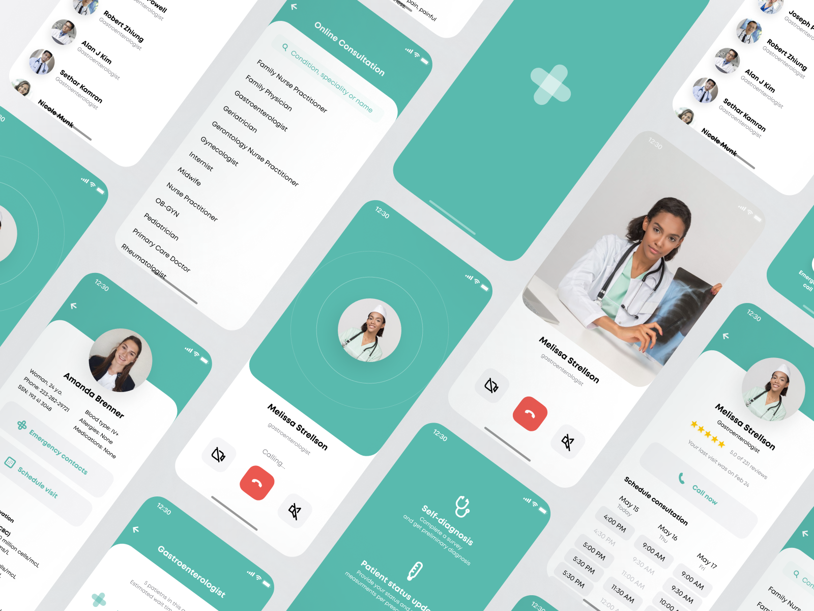 Remote Healthcare App Design