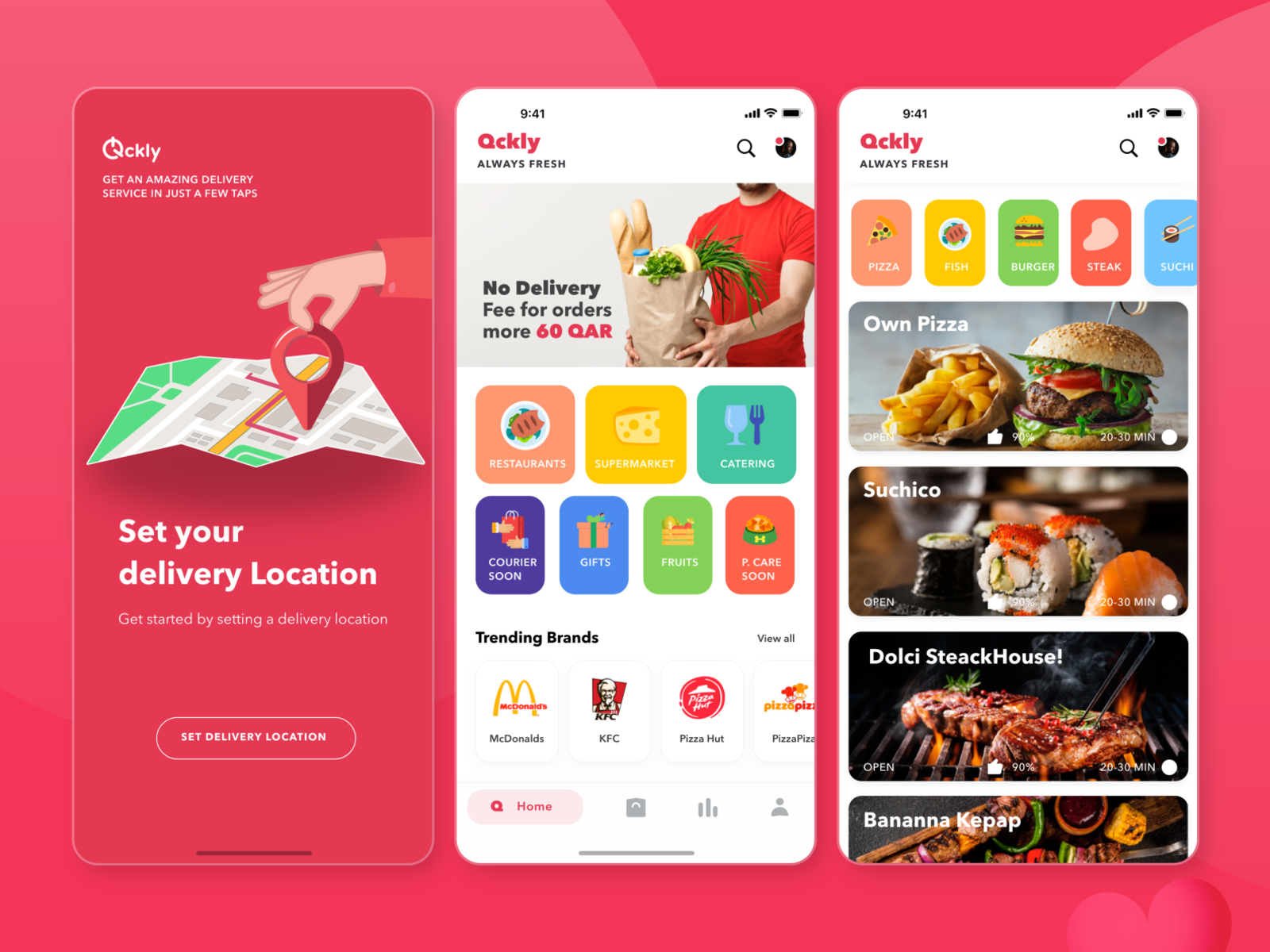 Qckly Shopping Mobile App