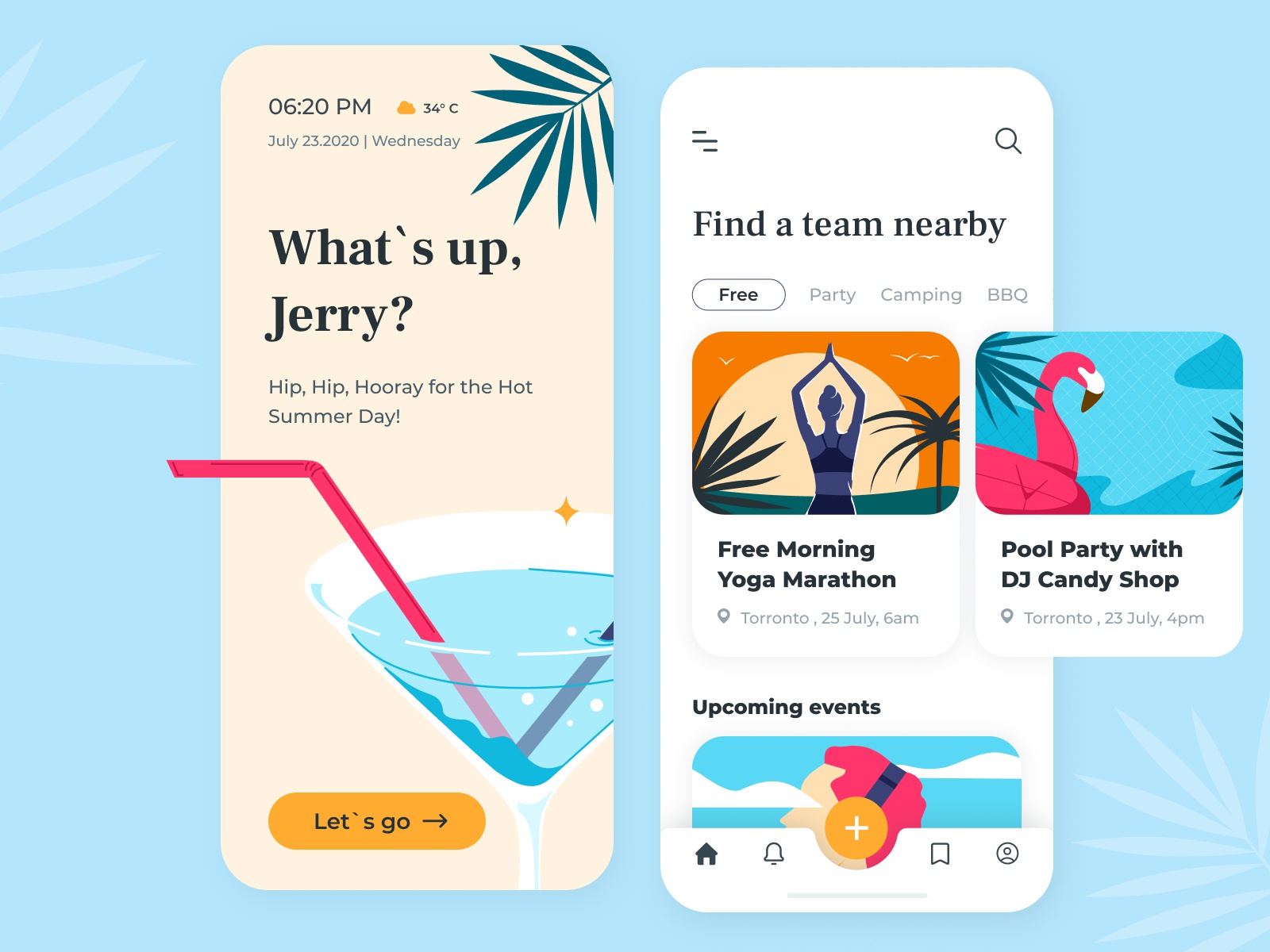 Summer Events Together - Mobile App