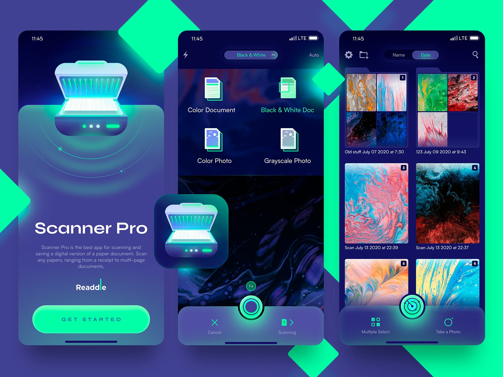 Scanner Pro design concept