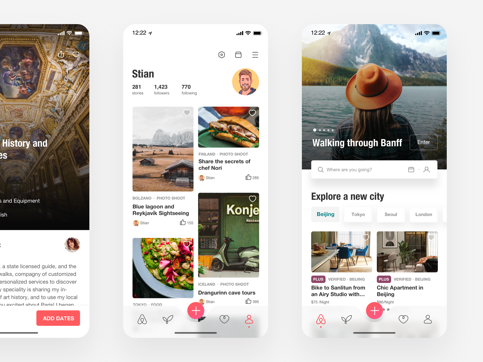 Redesign for airbnb