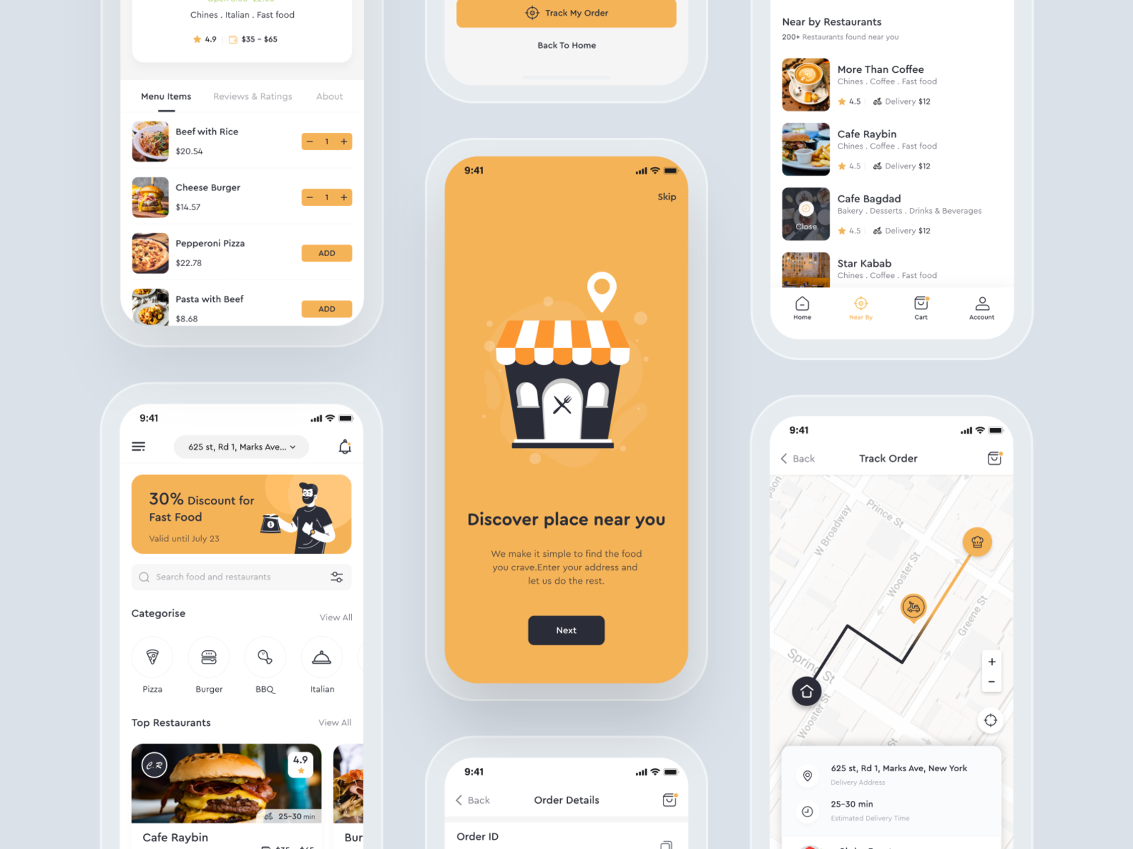 Foodly food delivery app