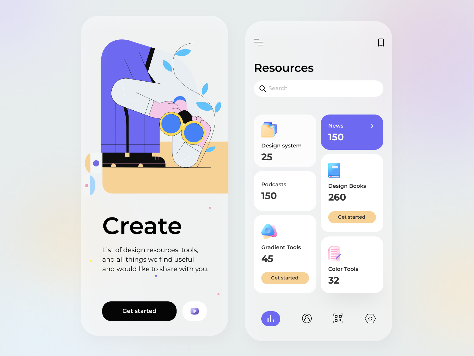 Design Resources - Mobile App