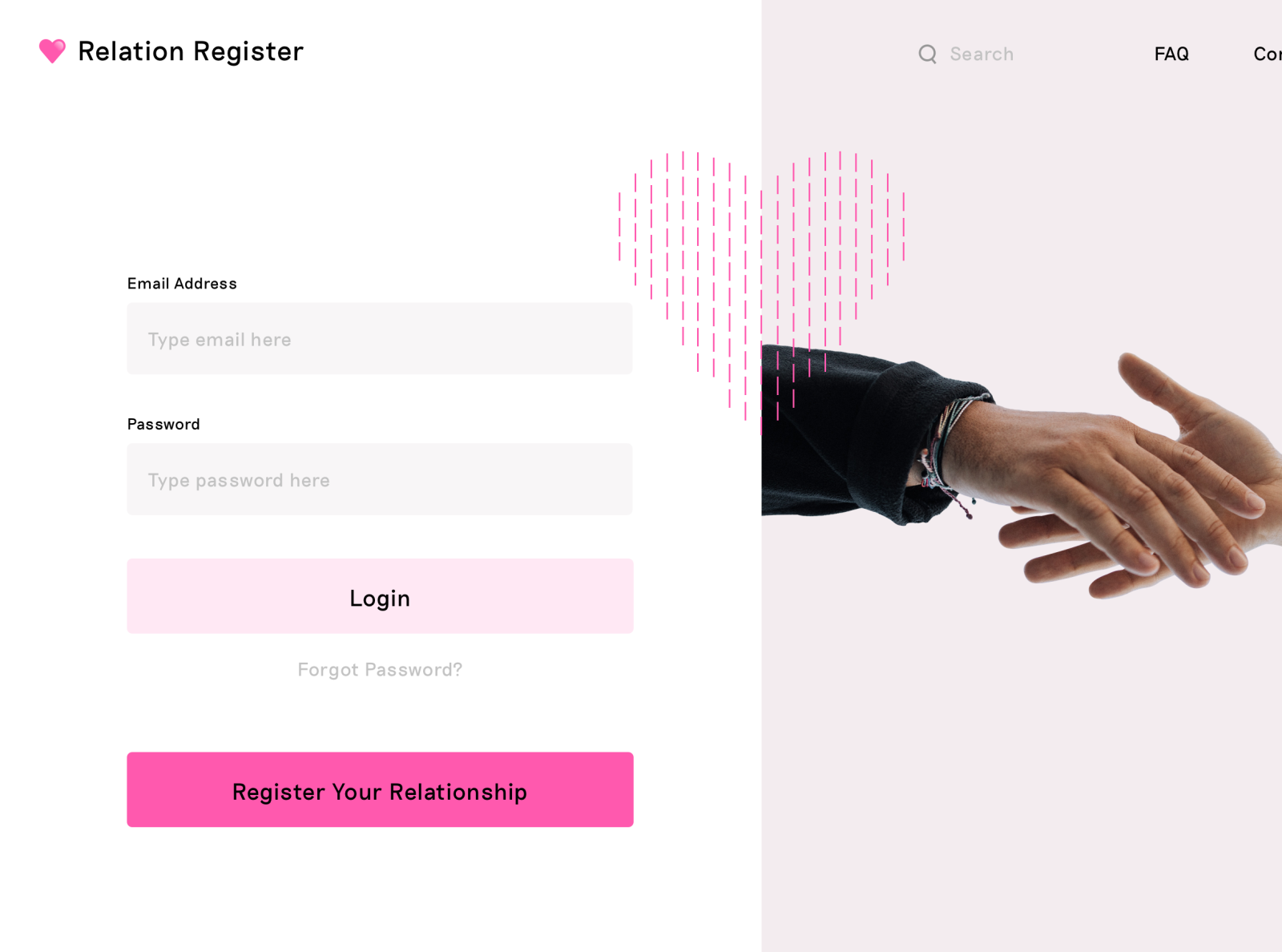 Relation register remaining pages